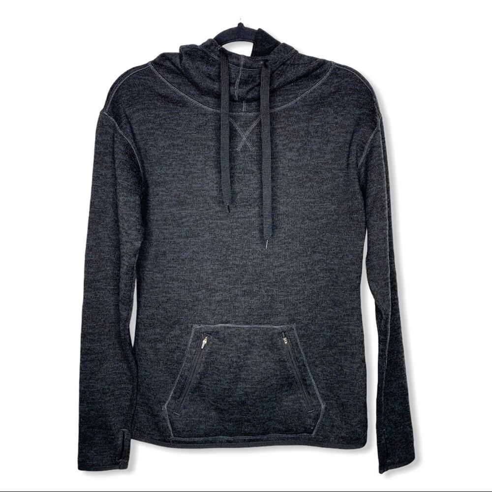 C9 CHAMPION / black fleece lined active hoodie /XS